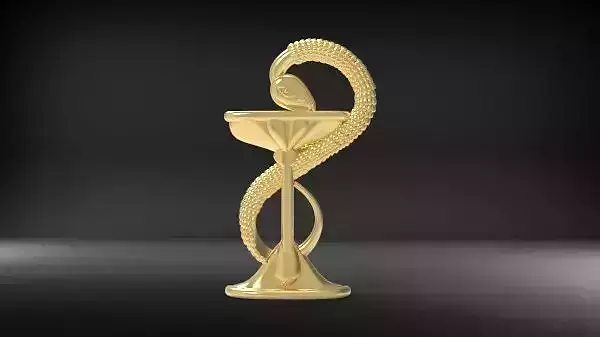 Snake Necklace 3d printable model 