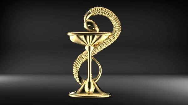 Snake Necklace 3d printable model 3D print model_1