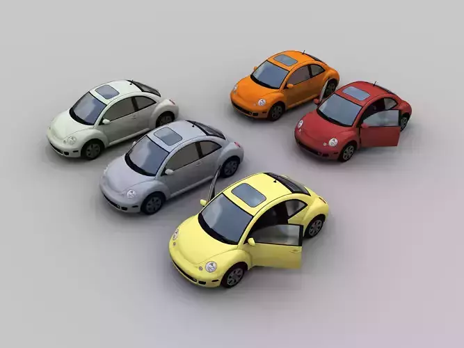 VW Beetle Turbo 5 color