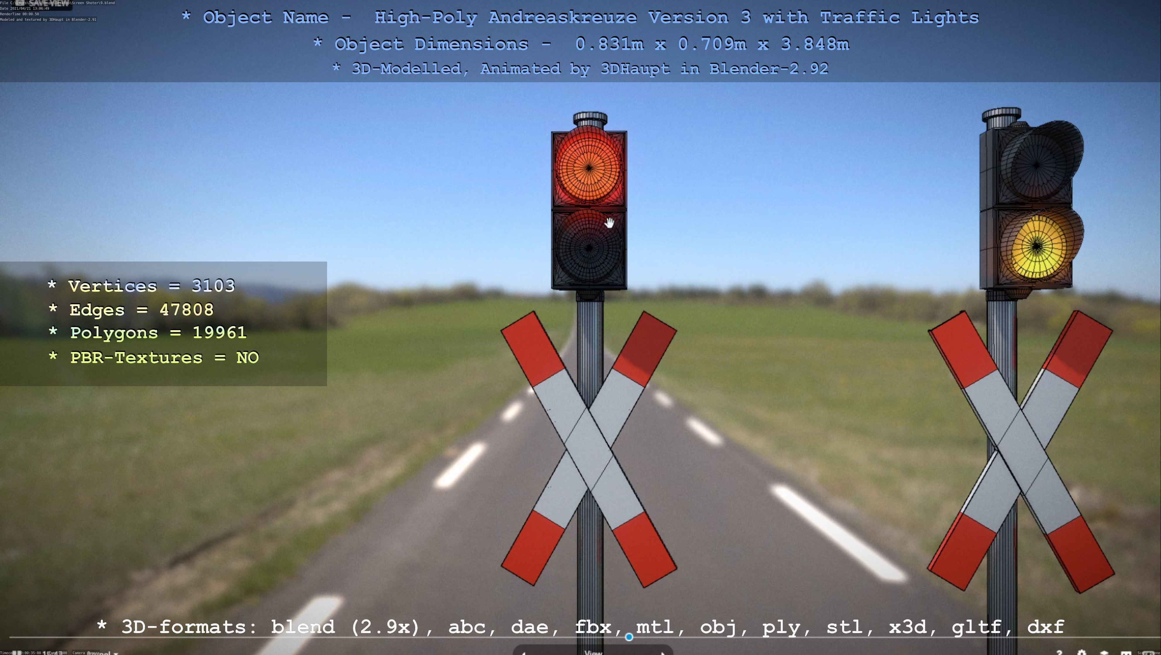 High-Poly Andreaskreuz Version 3  3D model_58