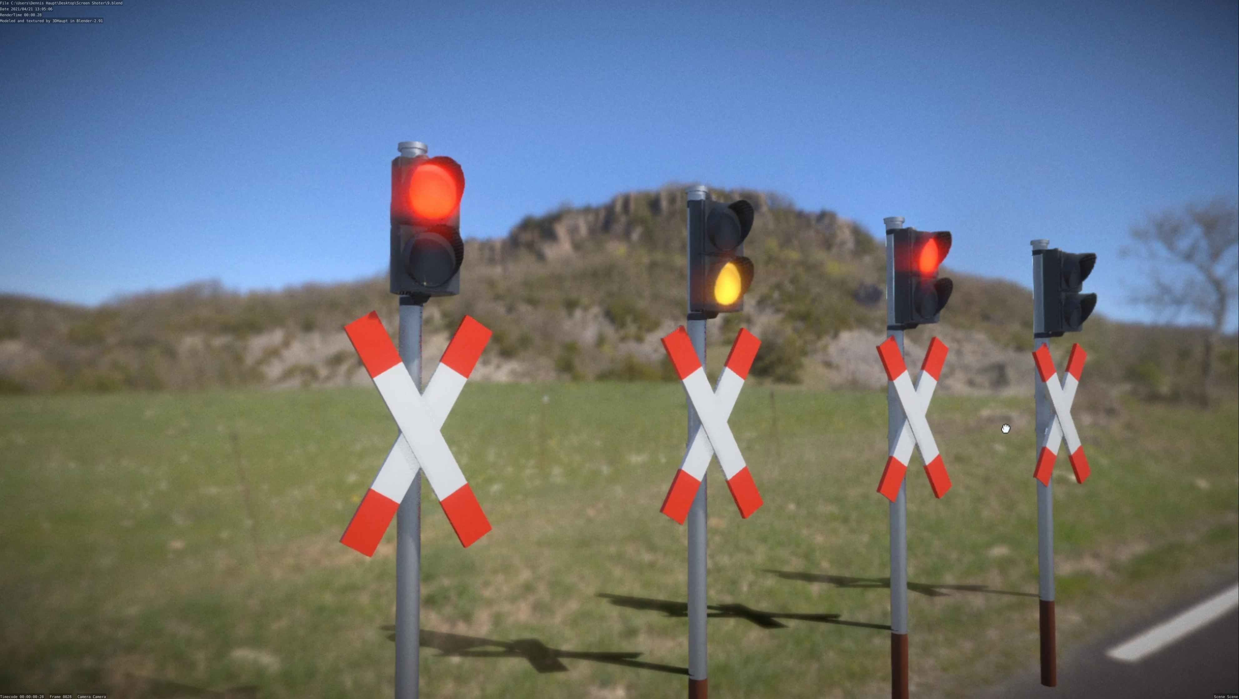 High-Poly Andreaskreuz Version 3  3D model_119