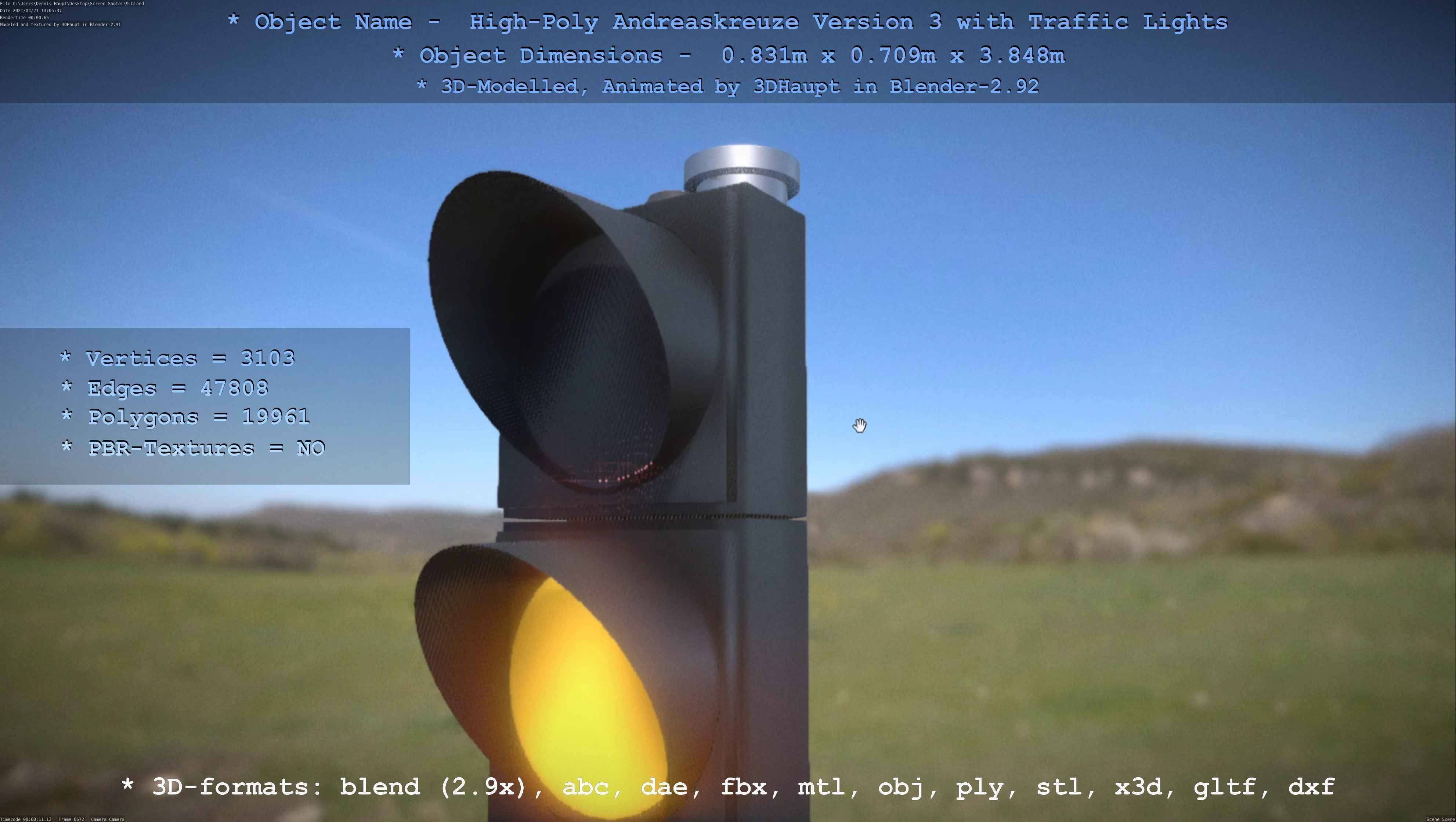 High-Poly Andreaskreuz Version 3  3D model_132