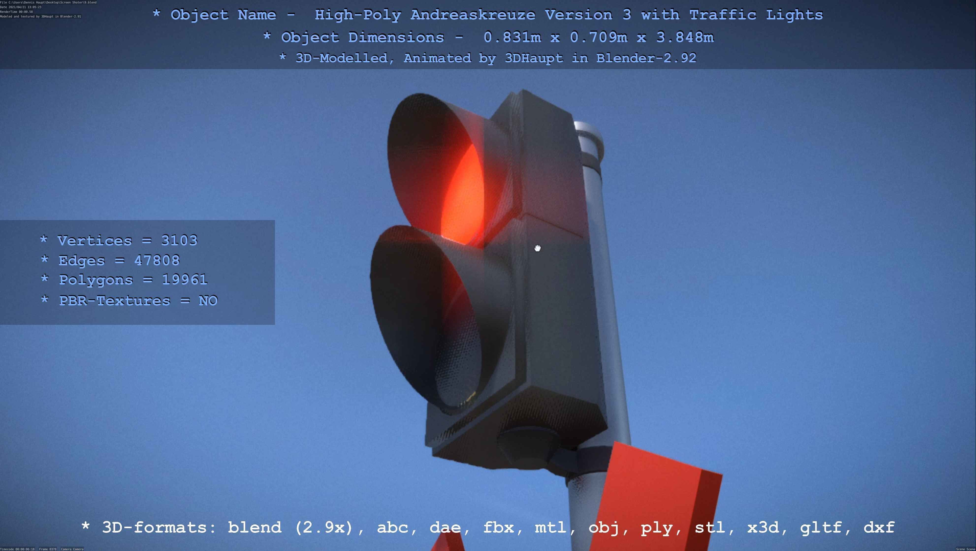High-Poly Andreaskreuz Version 3  3D model_28