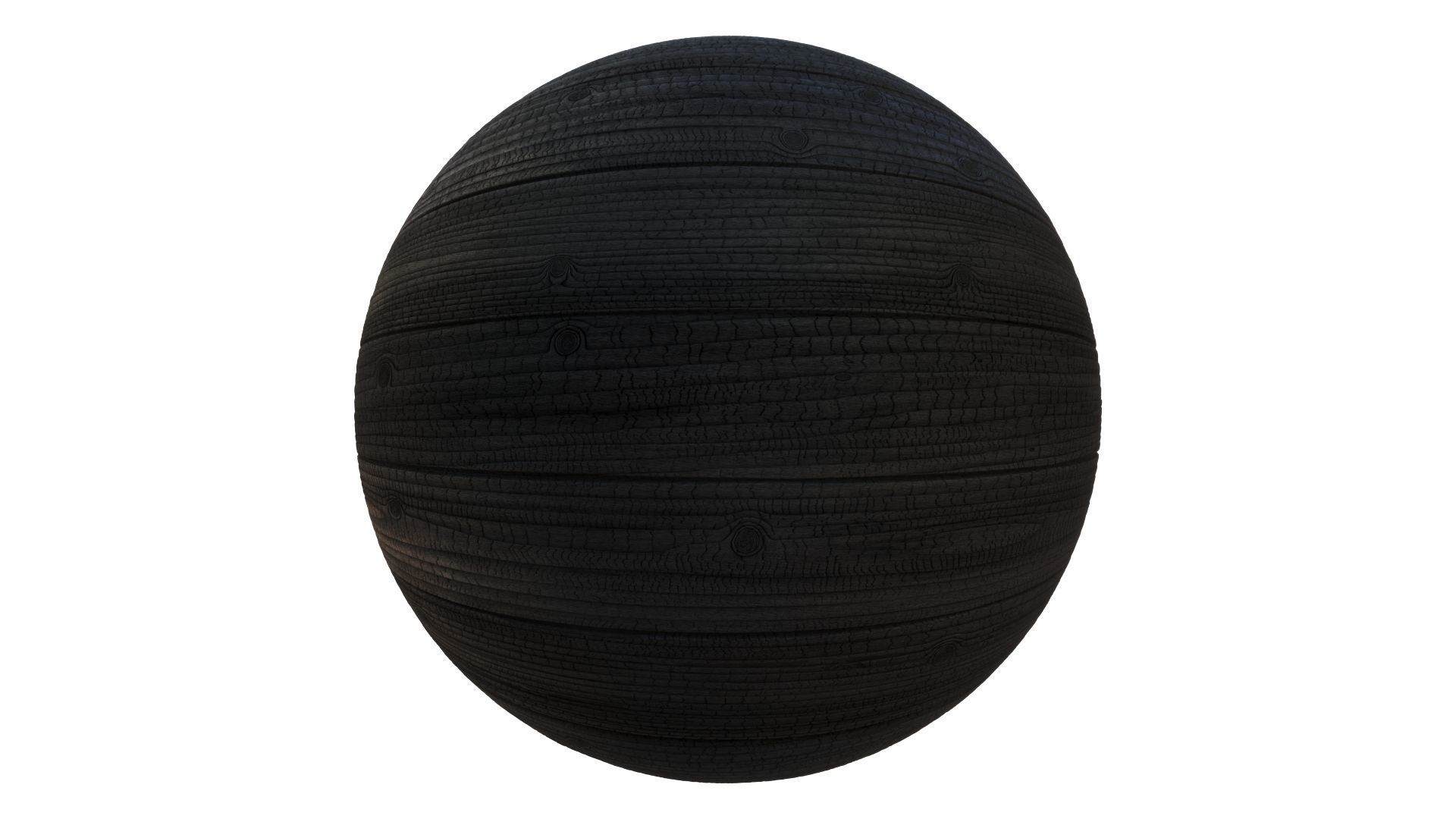 Burned wood wall cladding texture 3D model_2