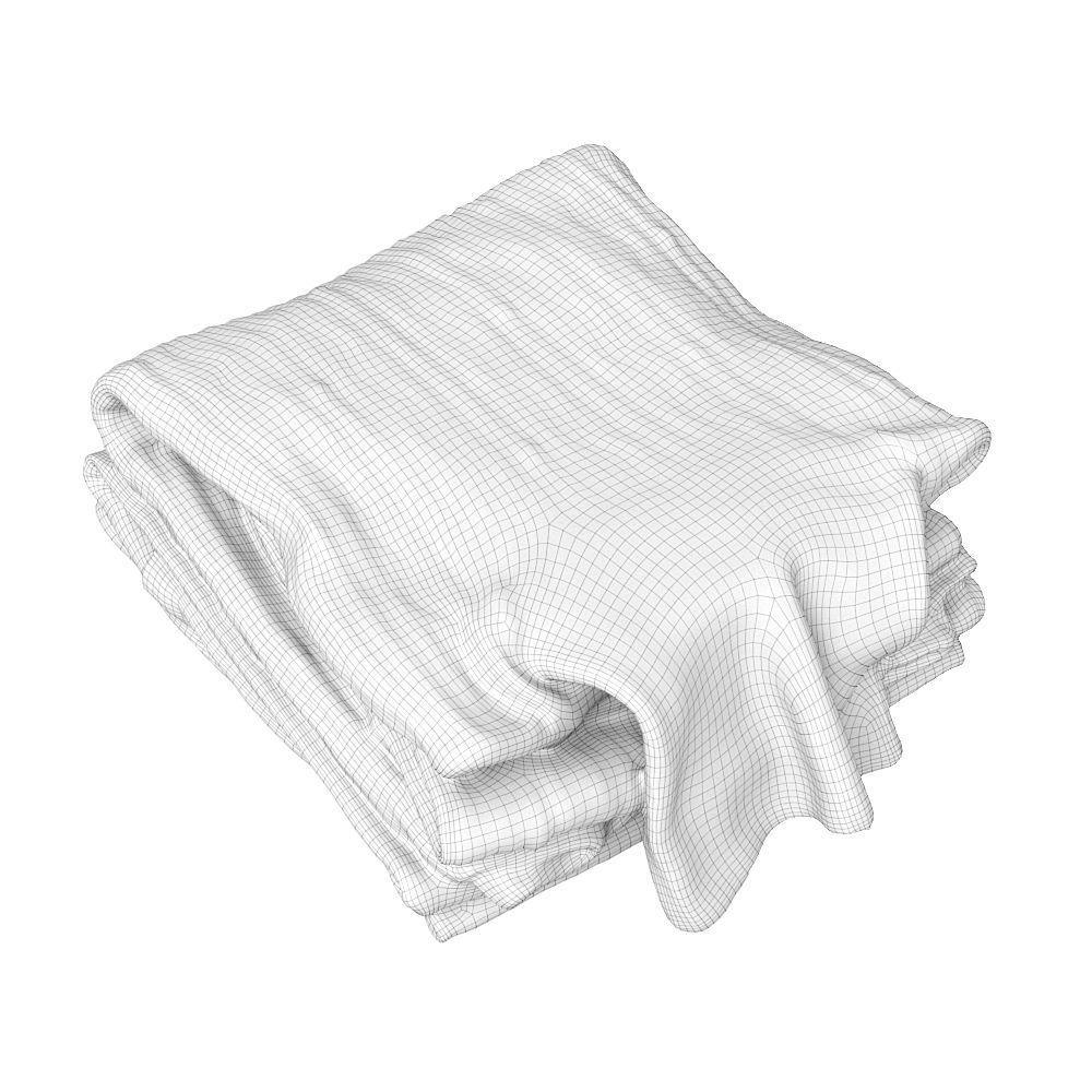 Stack Of Folded Womens Clothes 171 3D model_8