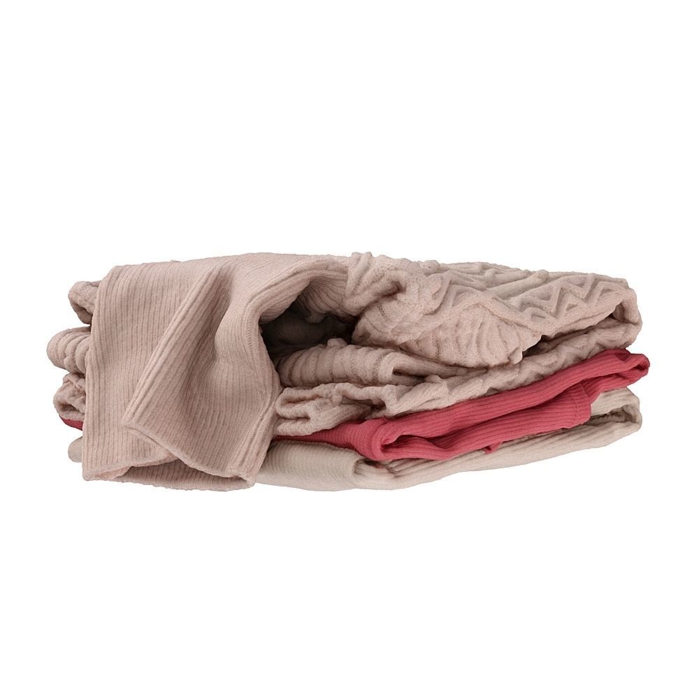 Stack Of Folded Womens Clothes 171 3D model_16