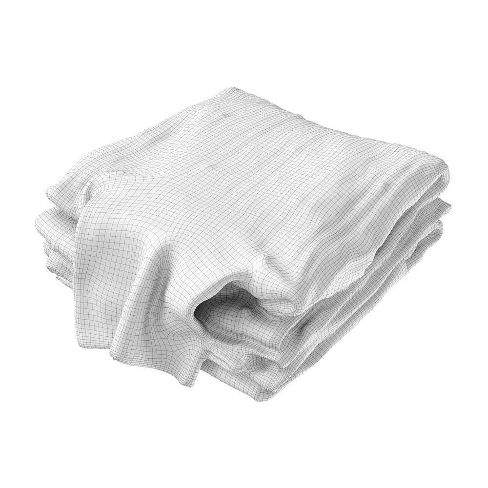 Stack Of Folded Womens Clothes 171 3D model_11