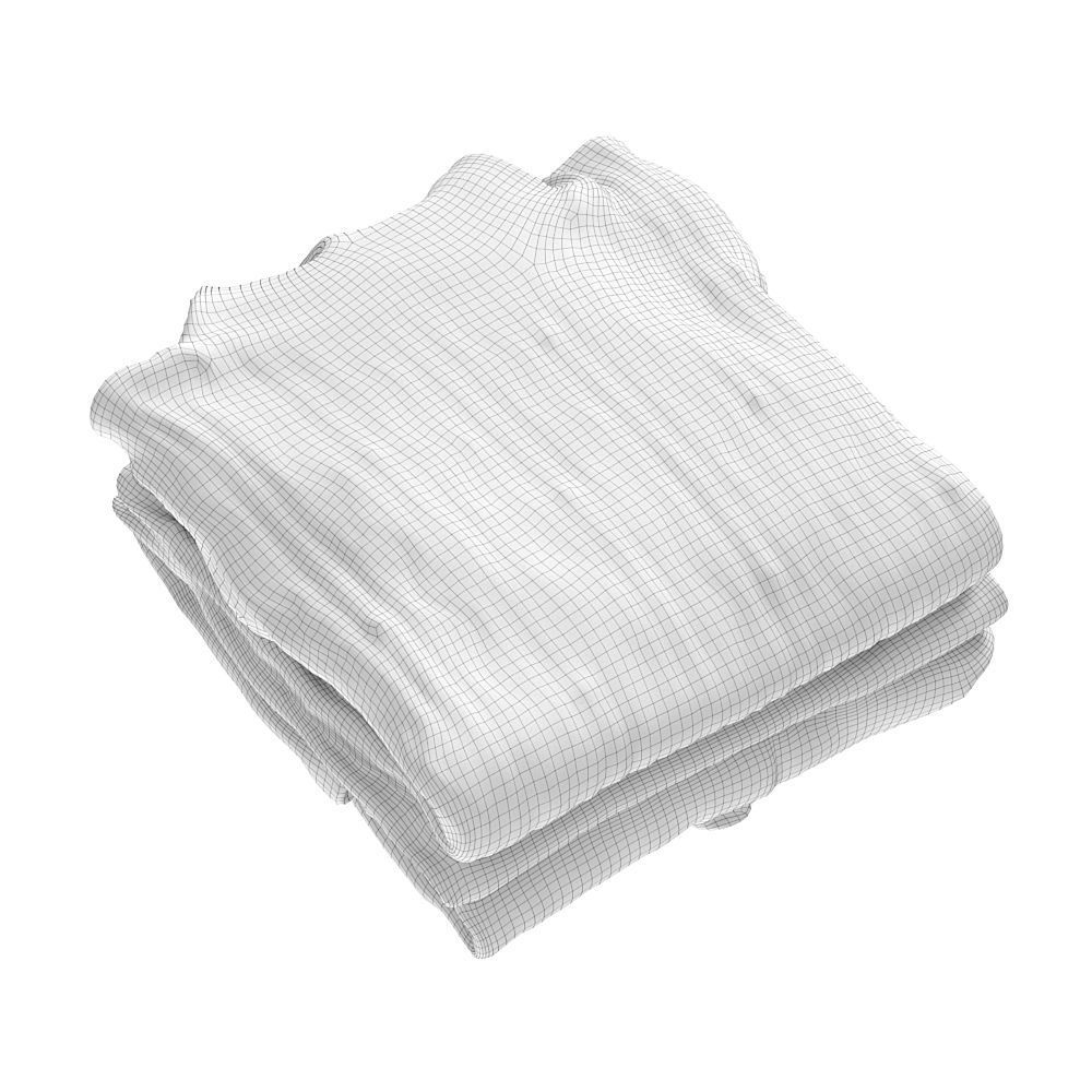 Stack Of Folded Womens Clothes 171 3D model_5