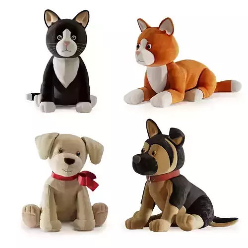 Plush Toys 07 3D model