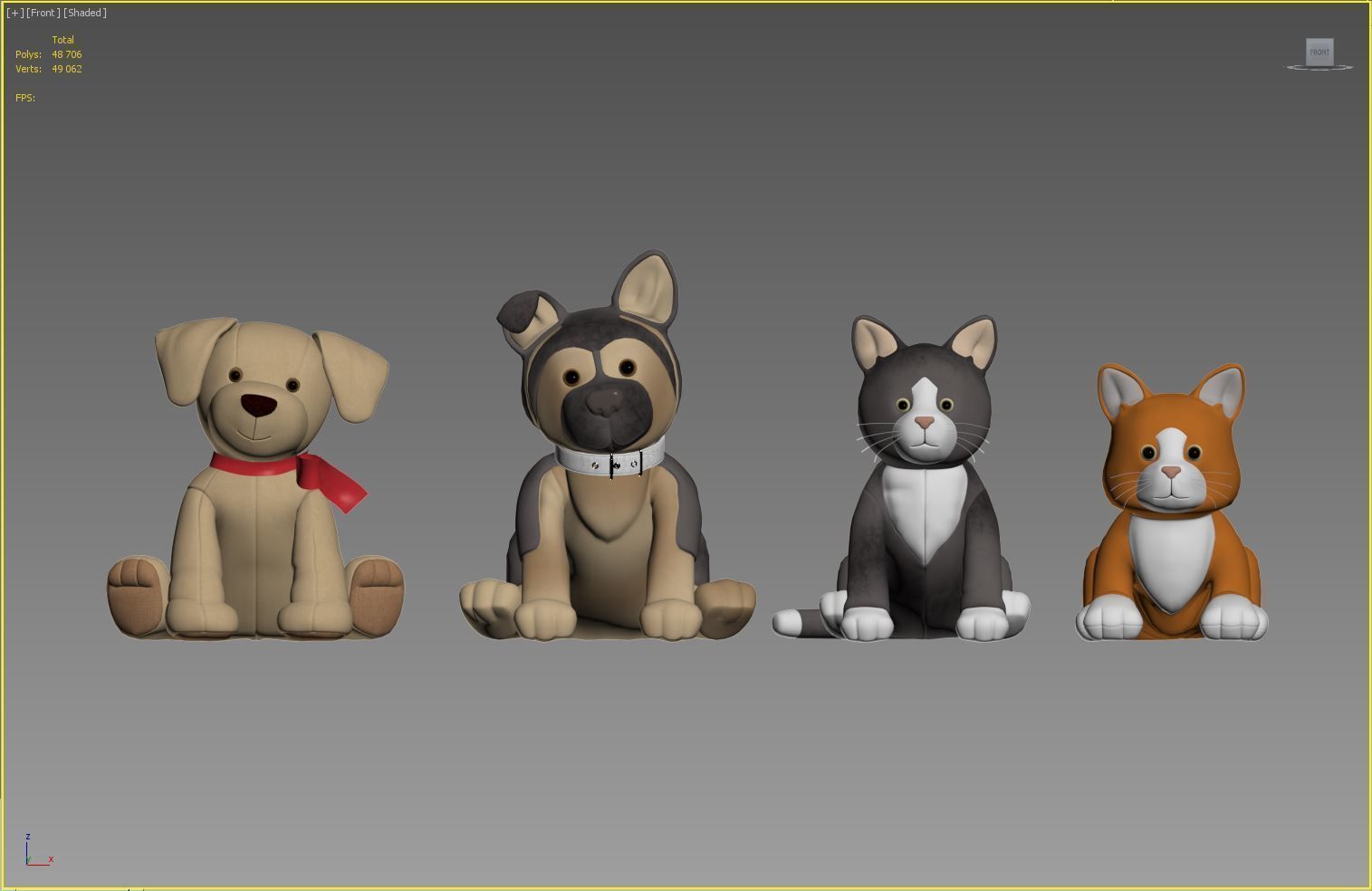 Plush Toys 07 3D model_10