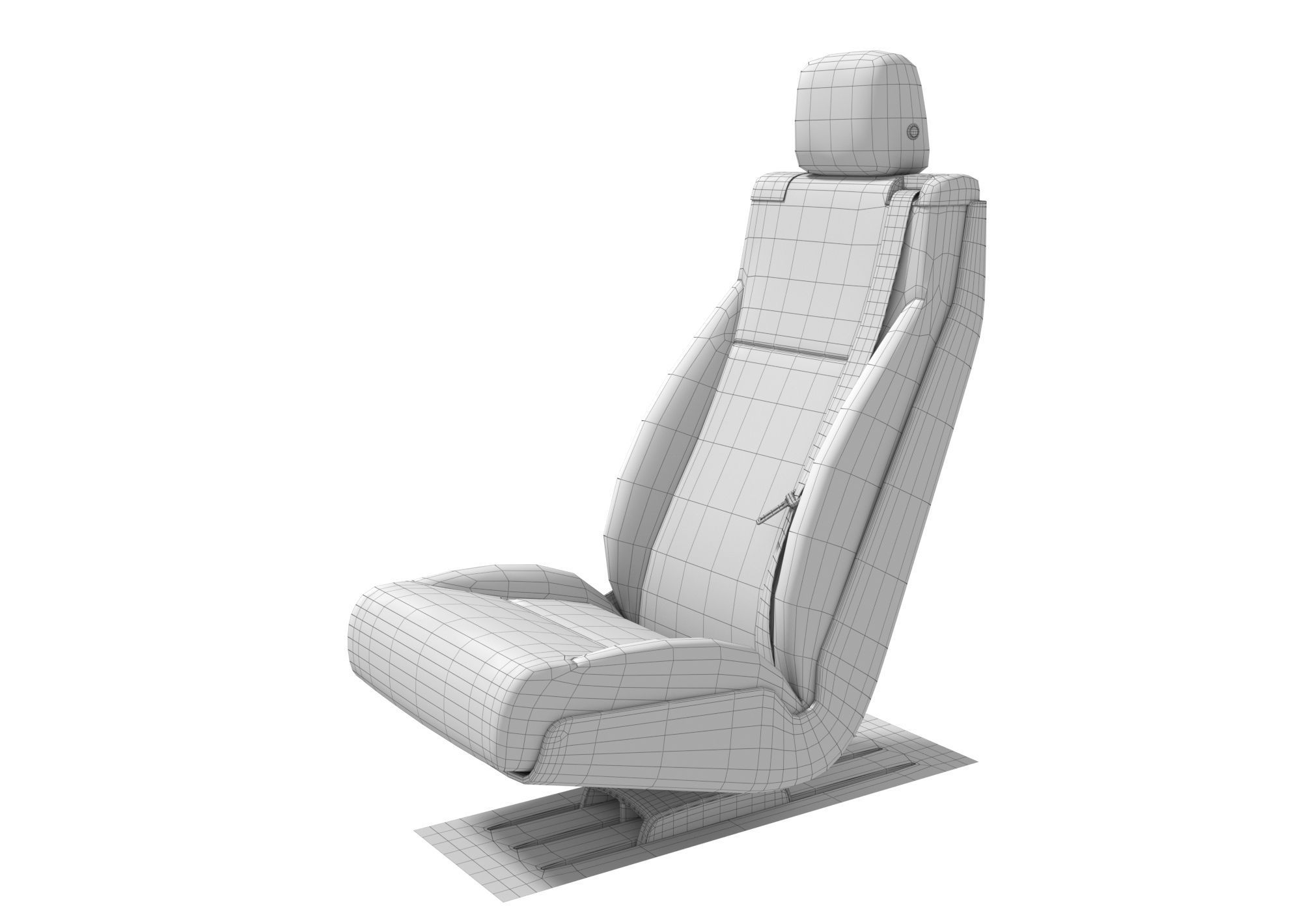 Vehicle Seat 3D model 3D model_14