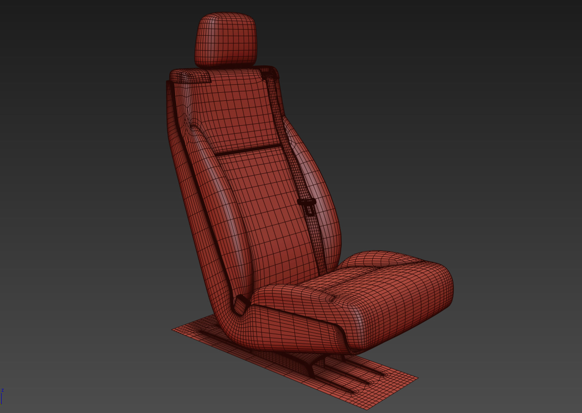 Vehicle Seat 3D model 3D model_18