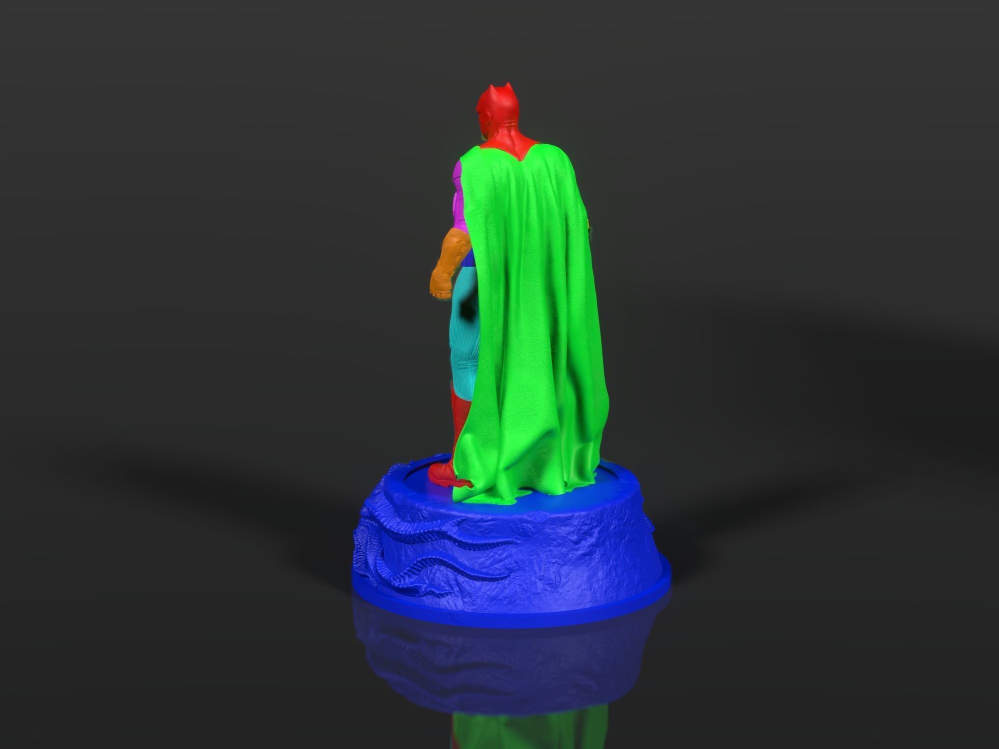 Batman figure Ben Affleck 3D print model_18