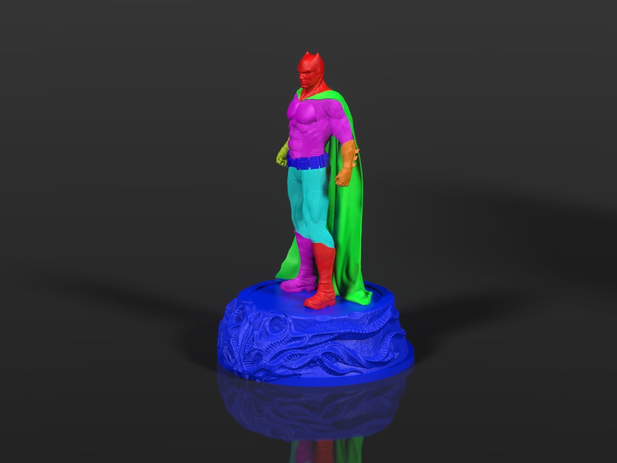 Batman figure Ben Affleck 3D print model_22