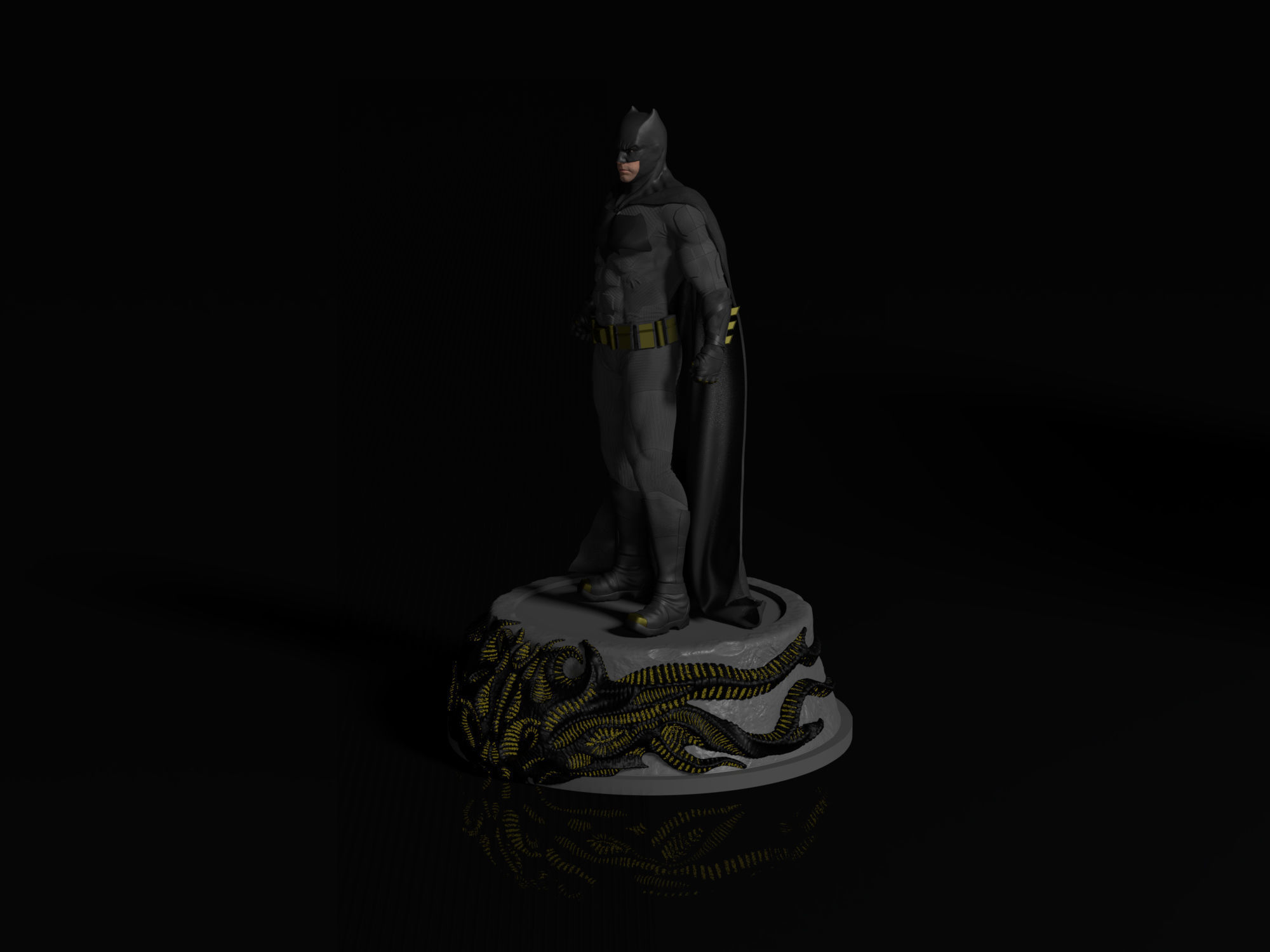 Batman figure Ben Affleck 3D print model_21