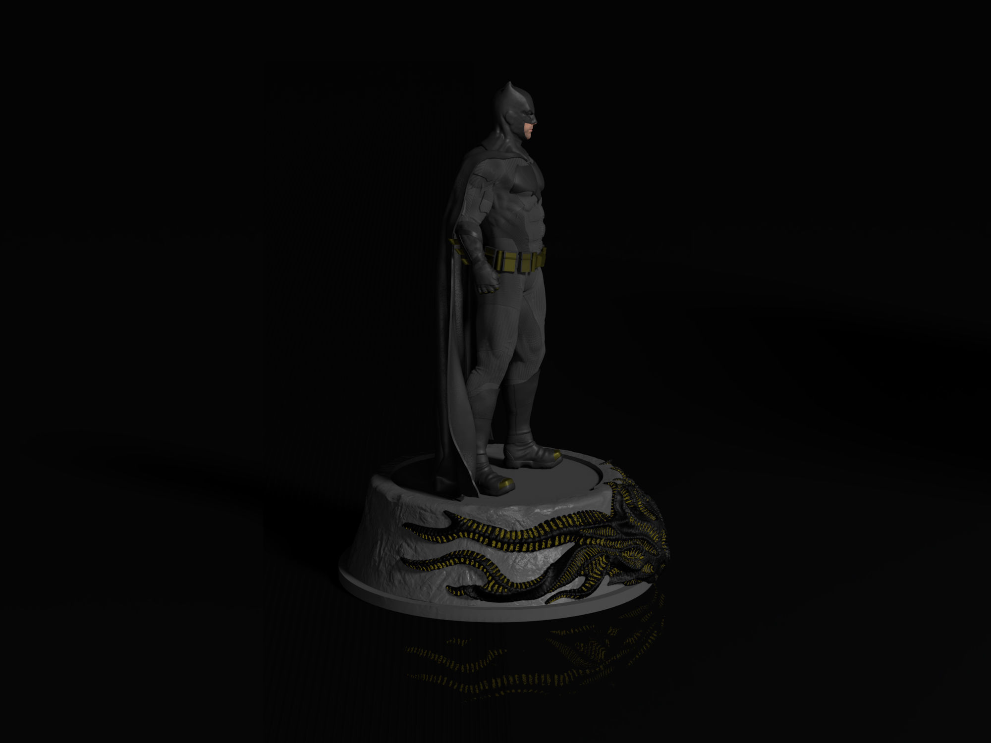 Batman figure Ben Affleck 3D print model_11