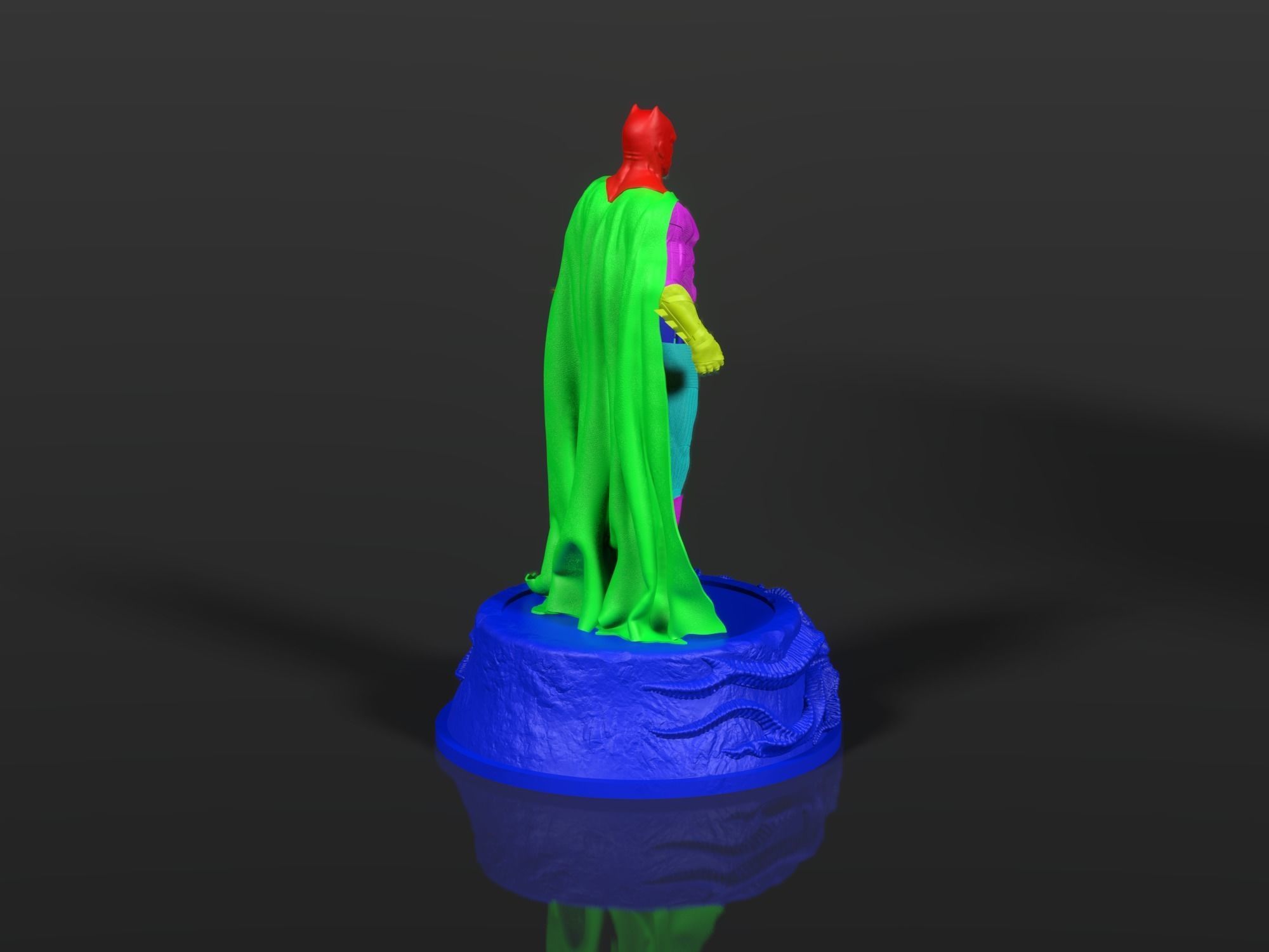 Batman figure Ben Affleck 3D print model_14