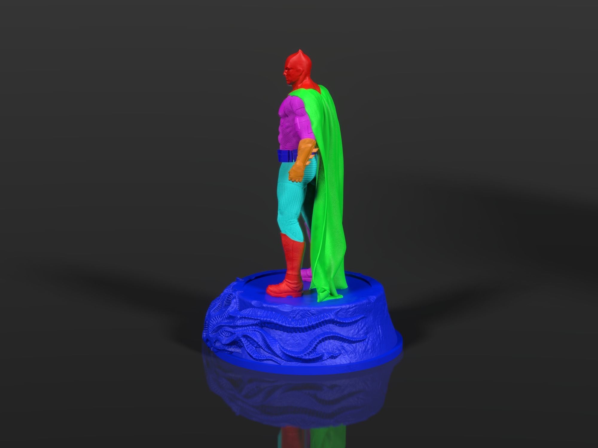 Batman figure Ben Affleck 3D print model_20