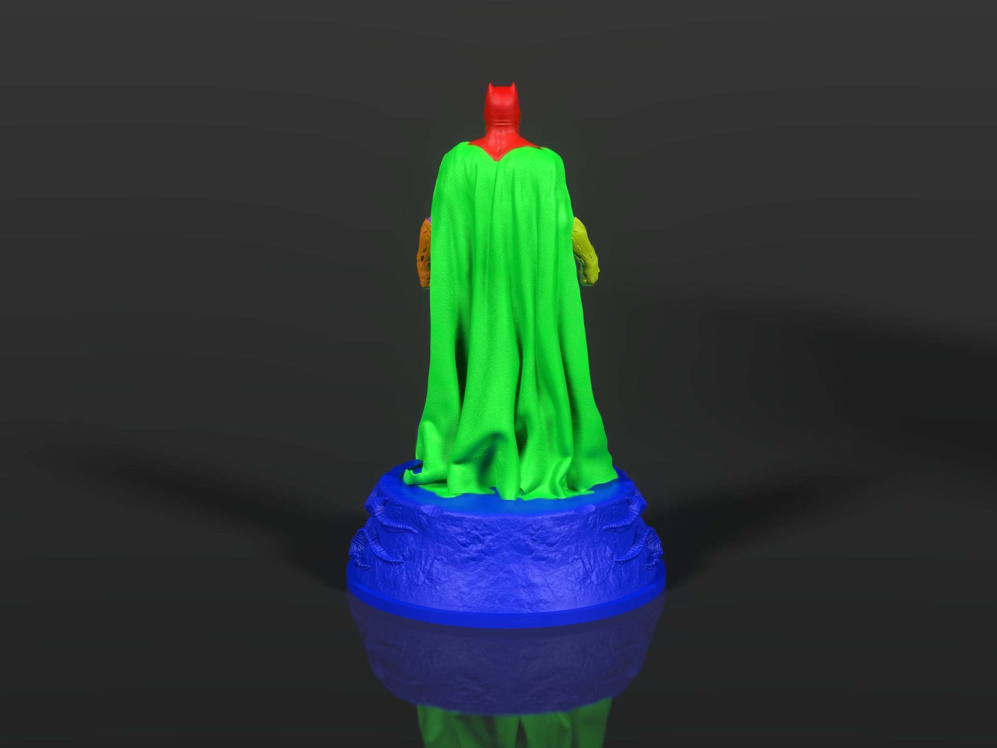 Batman figure Ben Affleck 3D print model_16