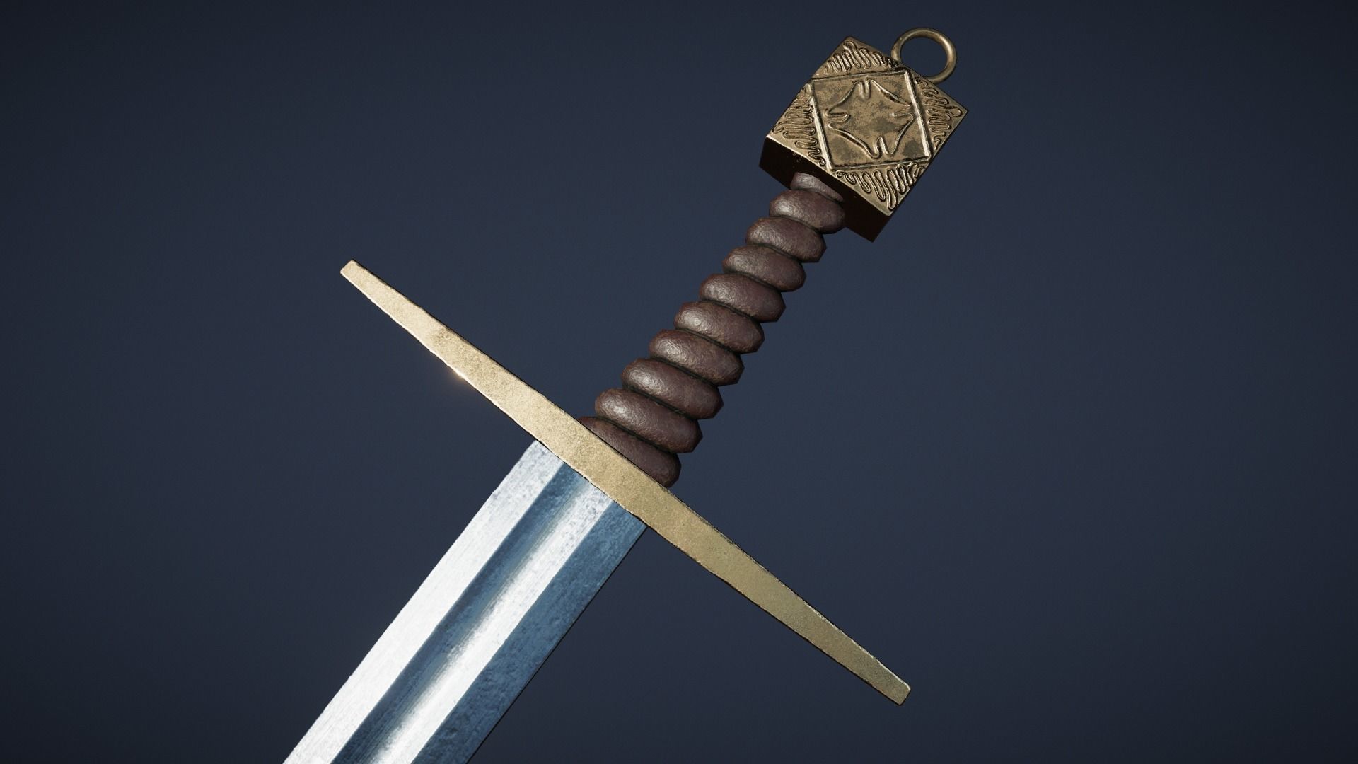 Medieval Weapons Pack Volume 1 by Ink Phantom Low-poly 3D model_4