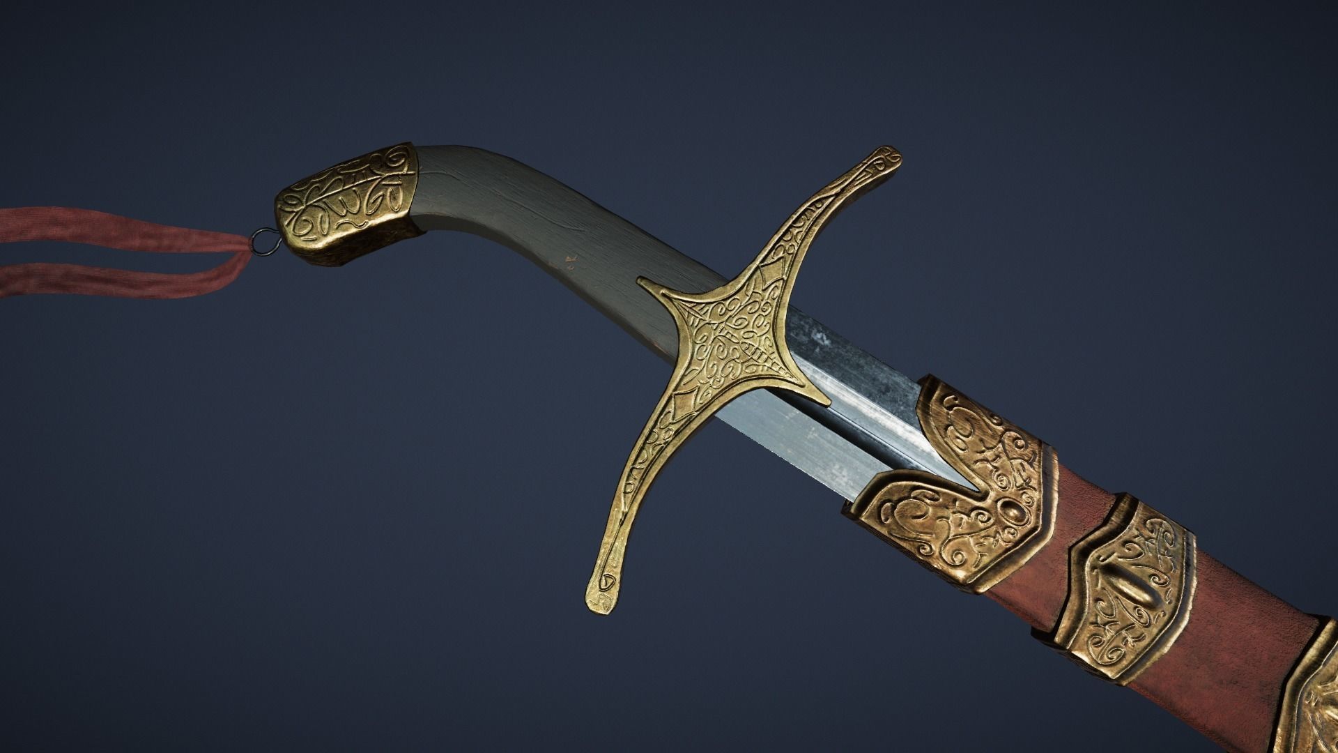 Medieval Weapons Pack Volume 1 by Ink Phantom Low-poly 3D model_6