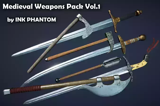 Medieval Weapons Pack Volume 1 by Ink Phantom