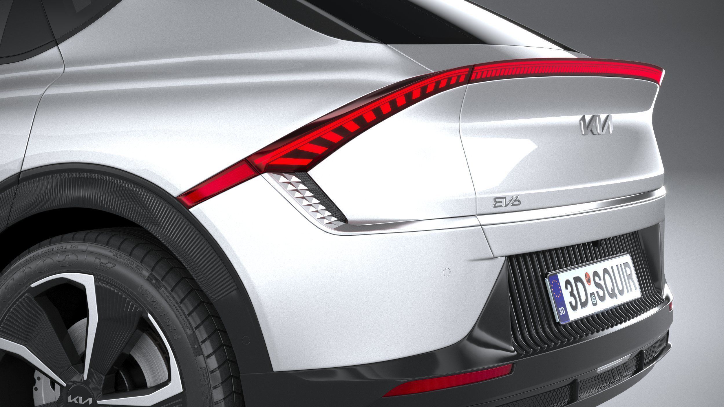 Kia EV6 2022 3D model_6