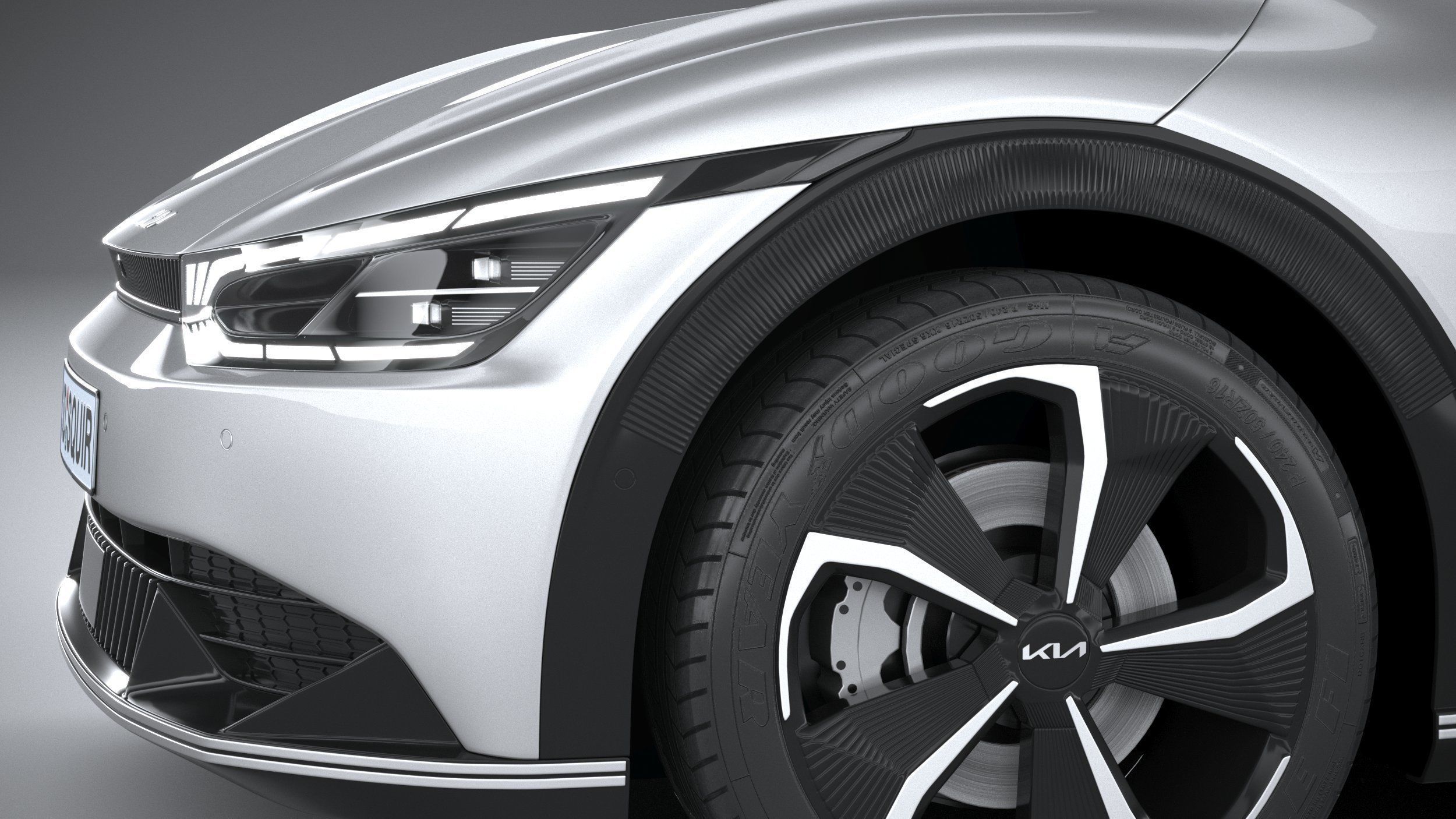 Kia EV6 2022 3D model_3