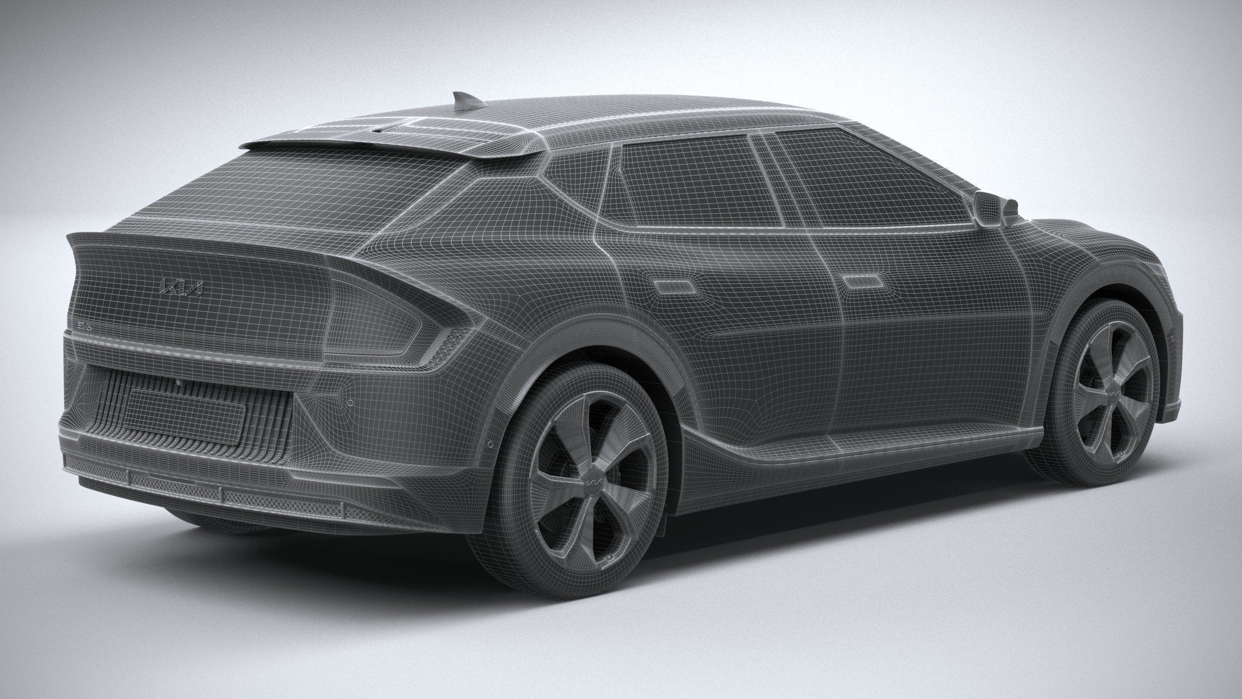 Kia EV6 2022 3D model_27