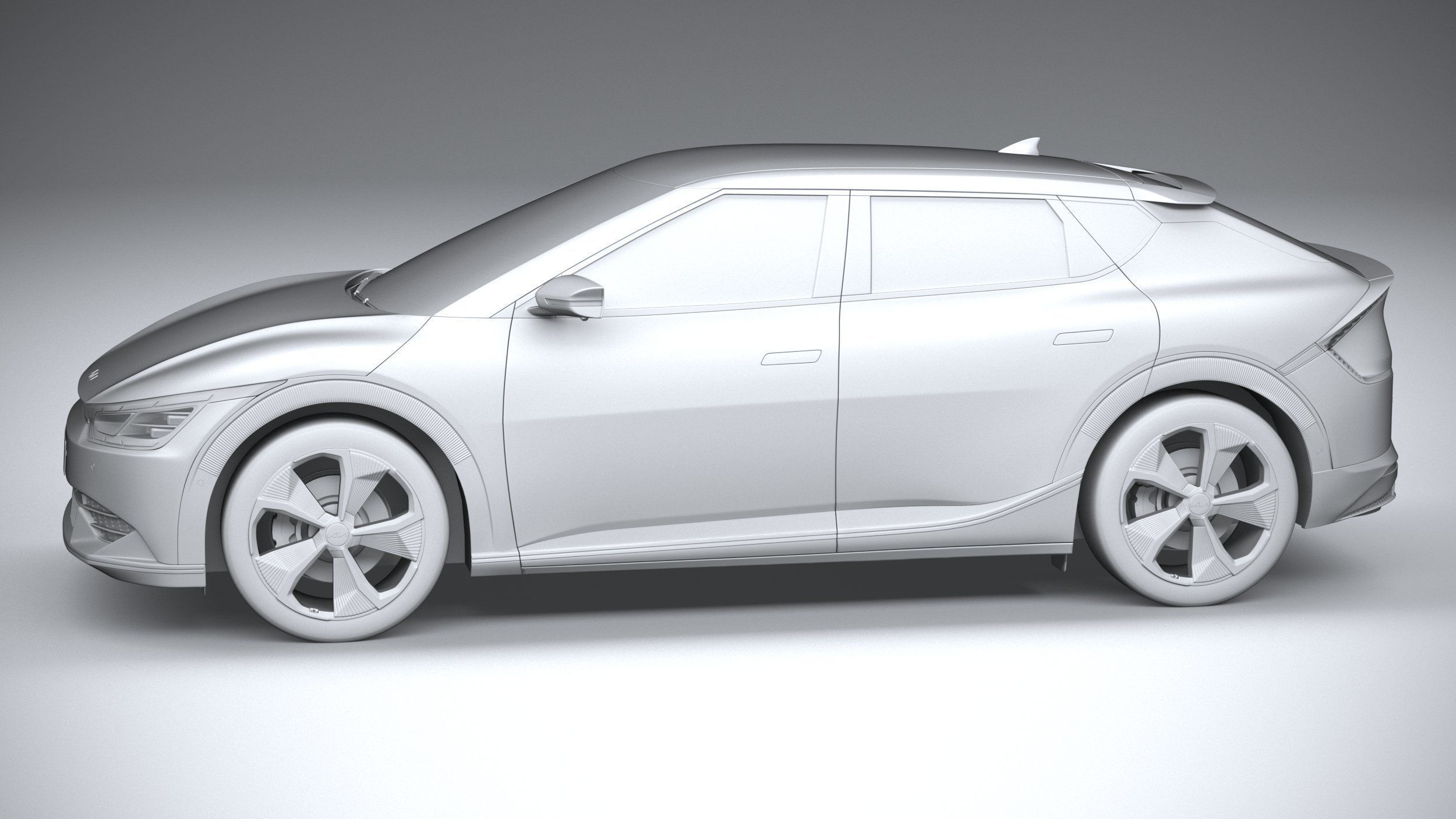 Kia EV6 2022 3D model_22
