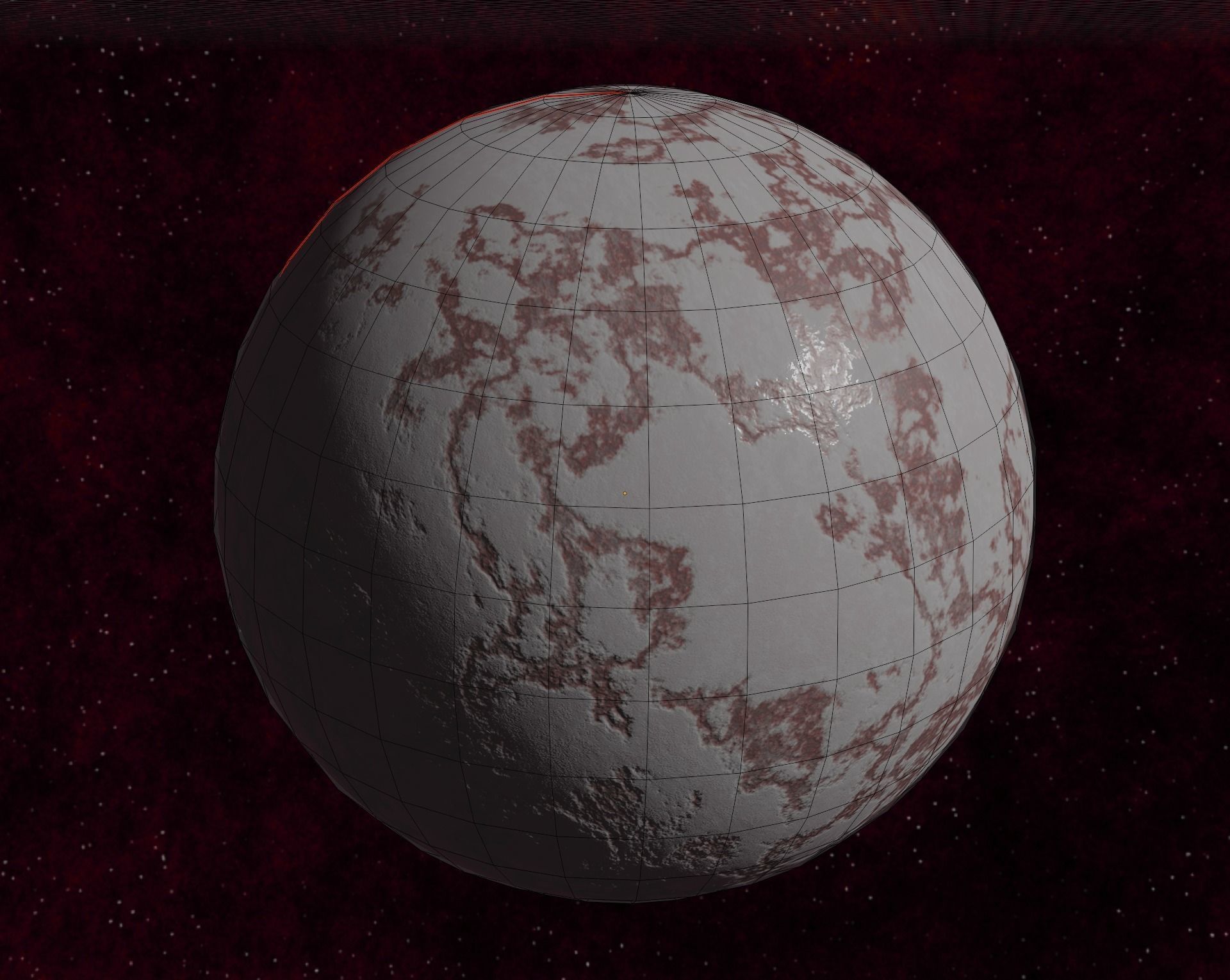 rocky planet 001-beta Low-poly 3D model_10