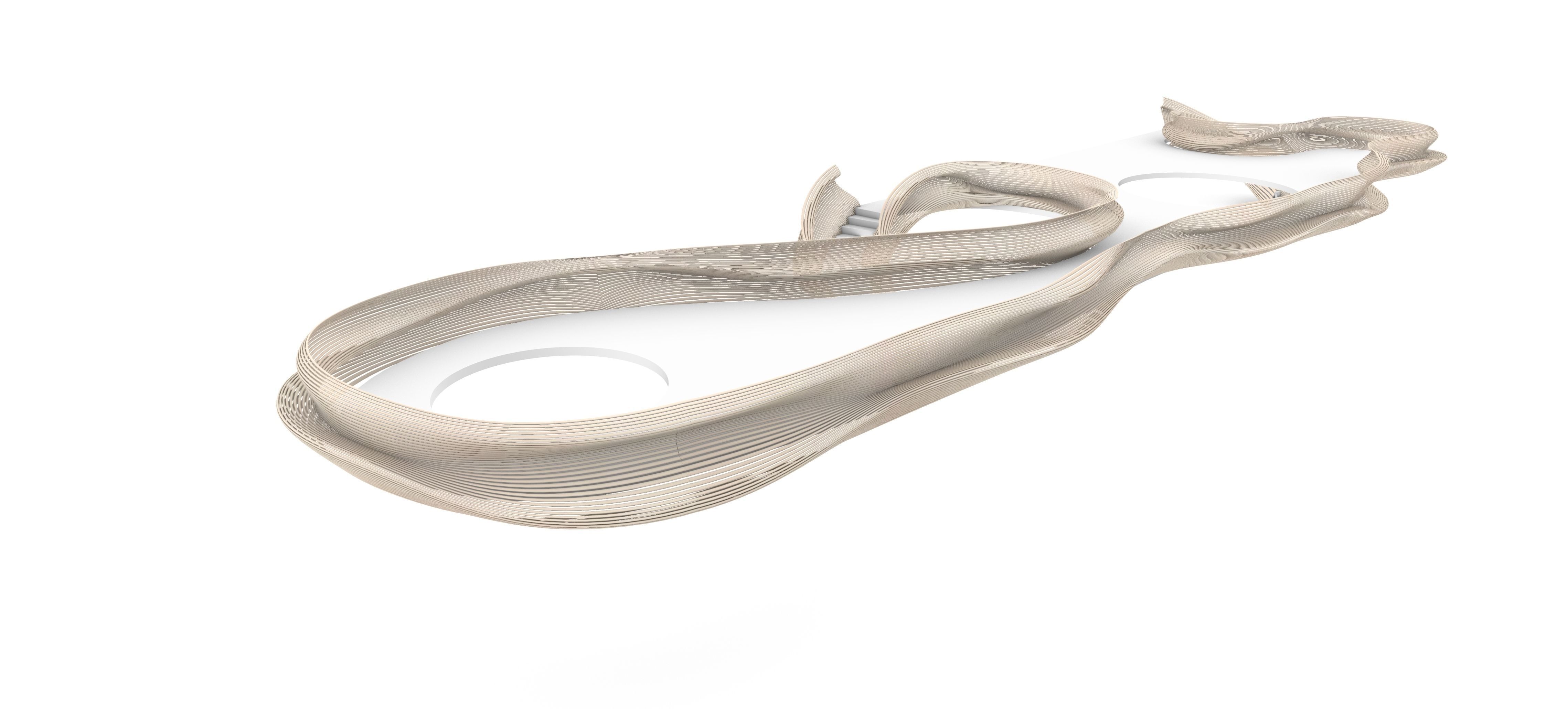 Parametric Stair 3D model_3