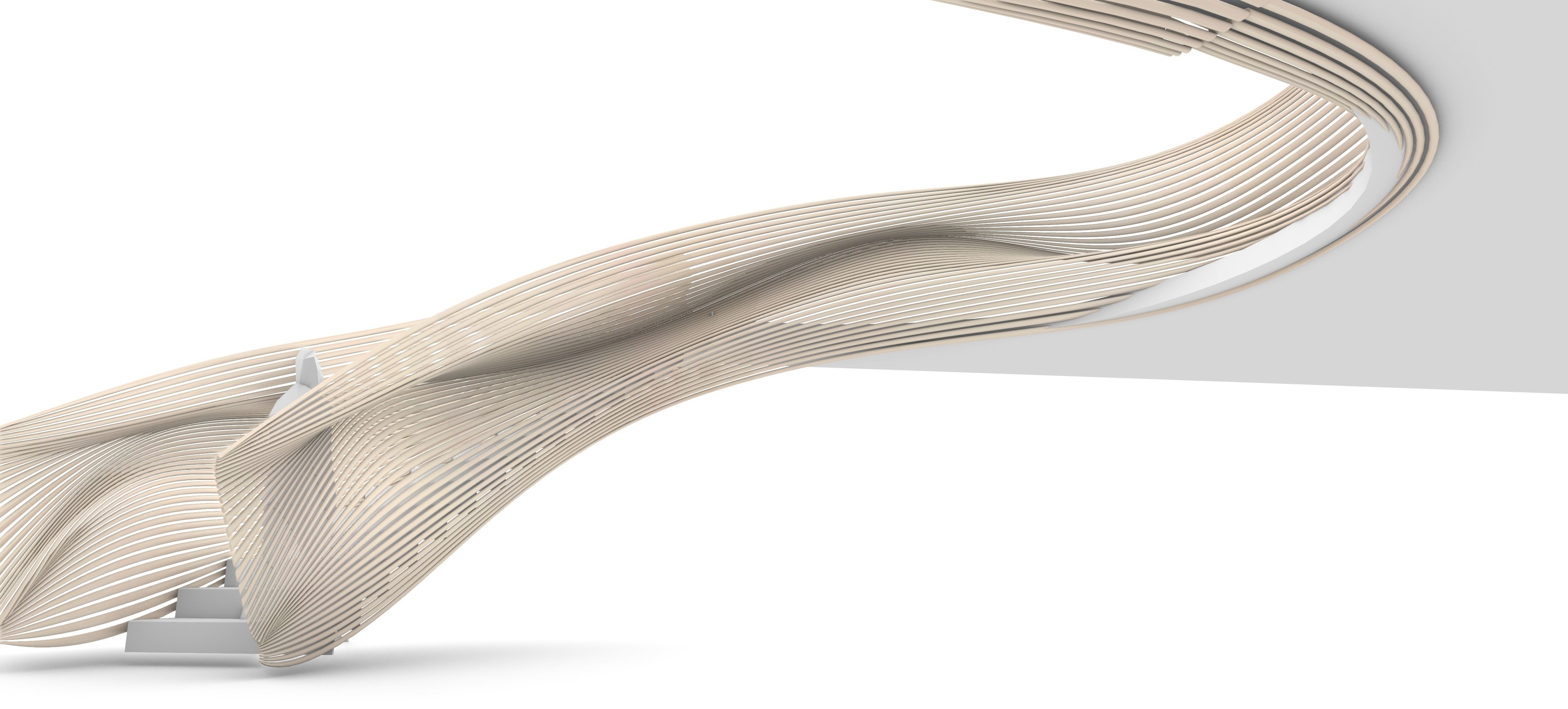 Parametric Stair 3D model_5