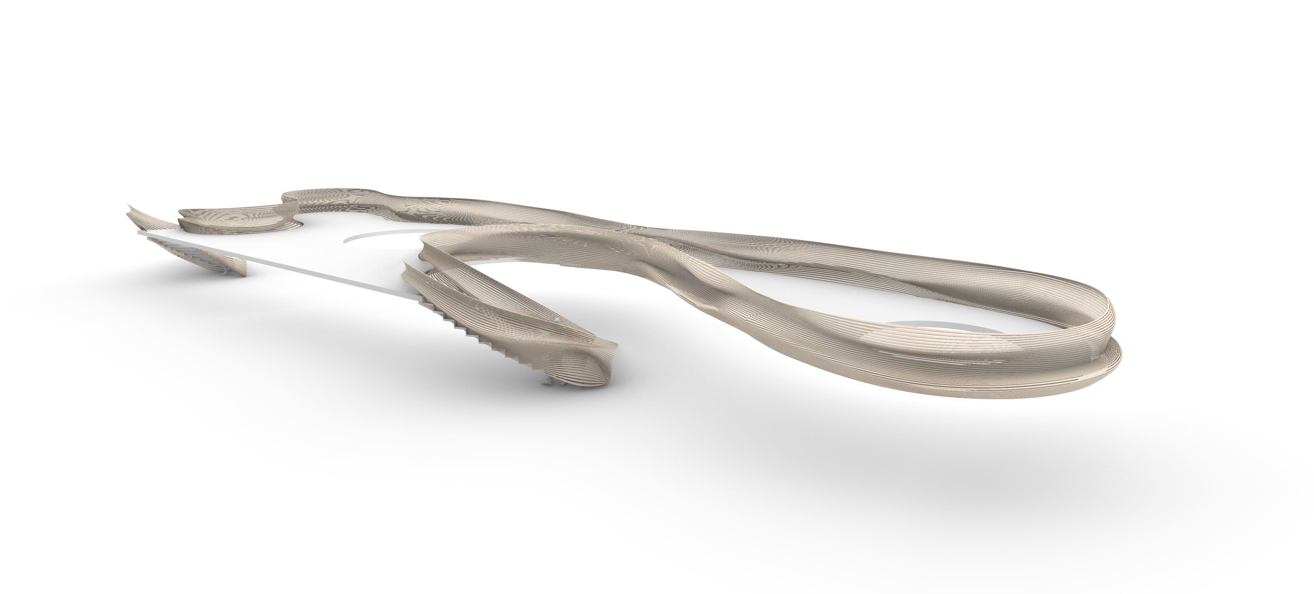 Parametric Stair 3D model_4