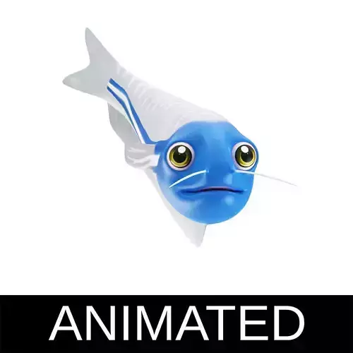 Glass Cat fish animated