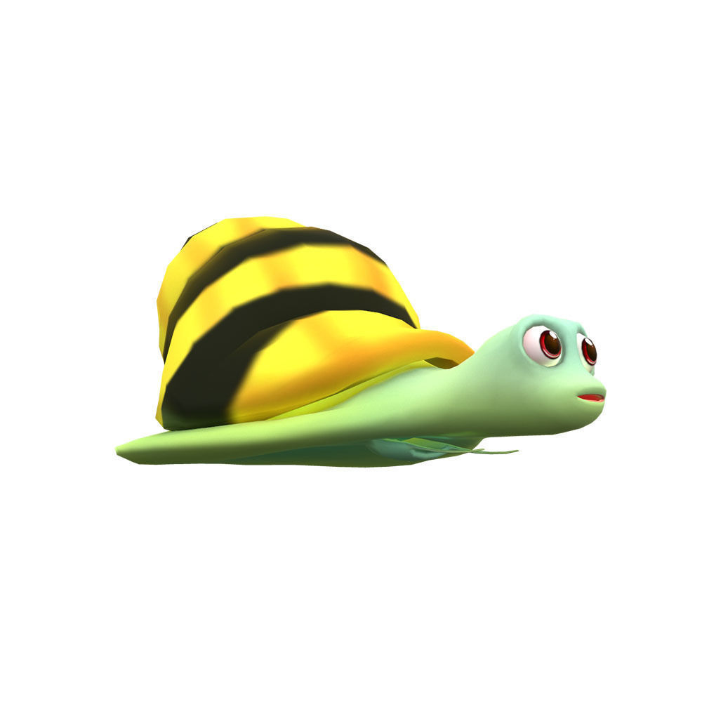 Assassin Snail Animated  Low-poly 3D model_2