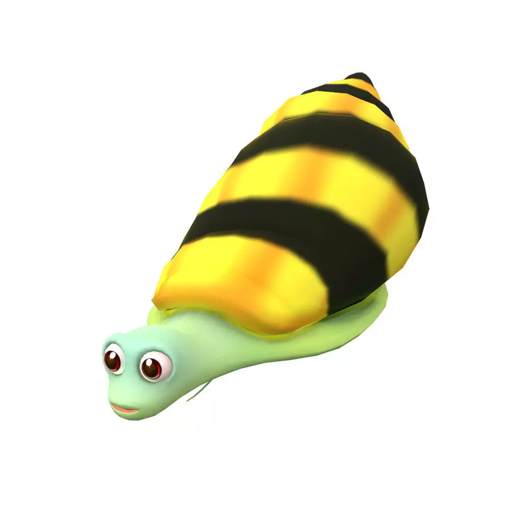 Assassin Snail Animated  Low-poly 3D model_0