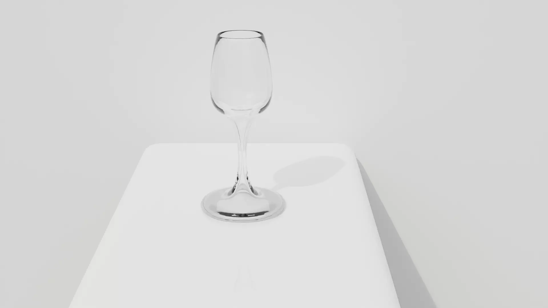 GLASS champagne 3D model_0