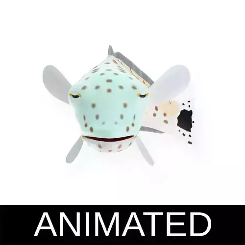Speckled Sand Perch Animated Fish 