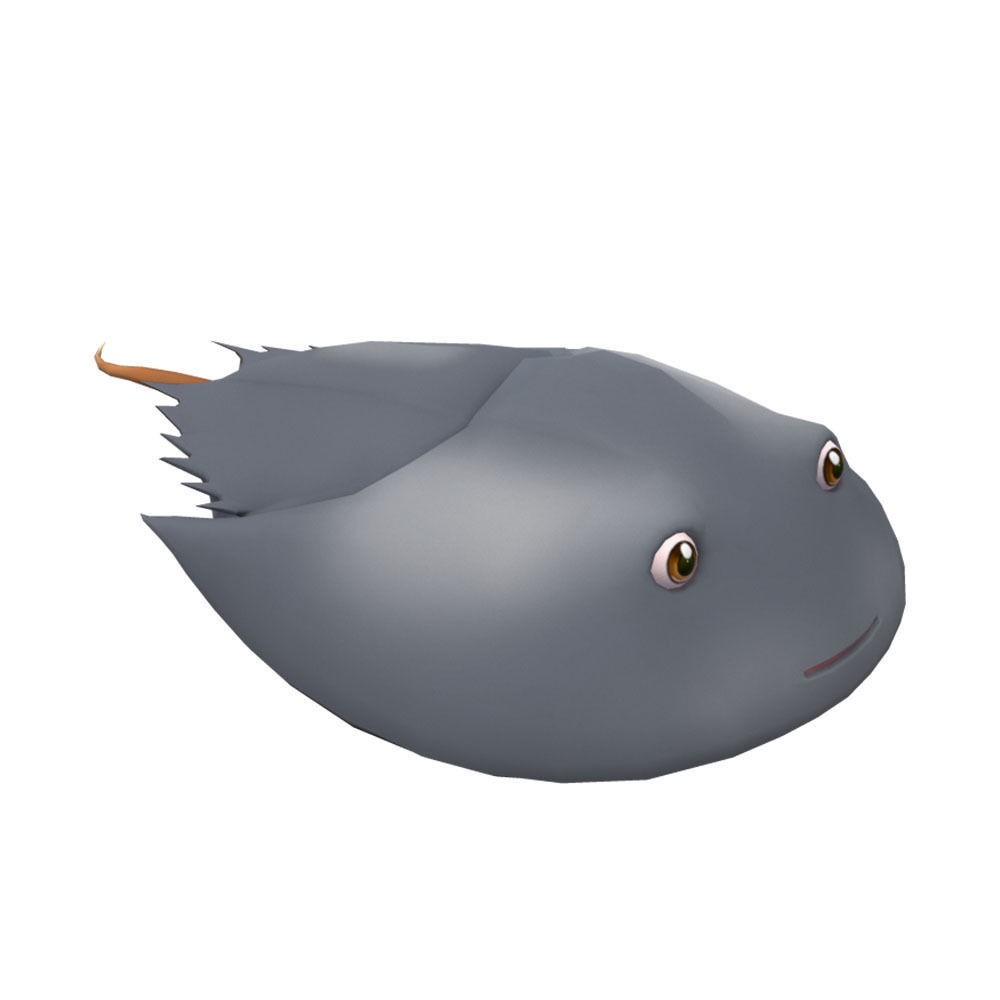Horseshoe Crab Animated  Low-poly 3D model_5
