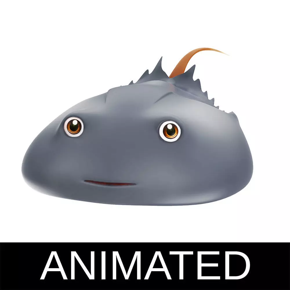 Horseshoe Crab Animated  Low-poly 3D model_0