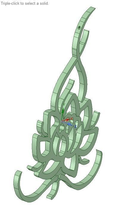 Lotus Flower Yoga 3D print model_3