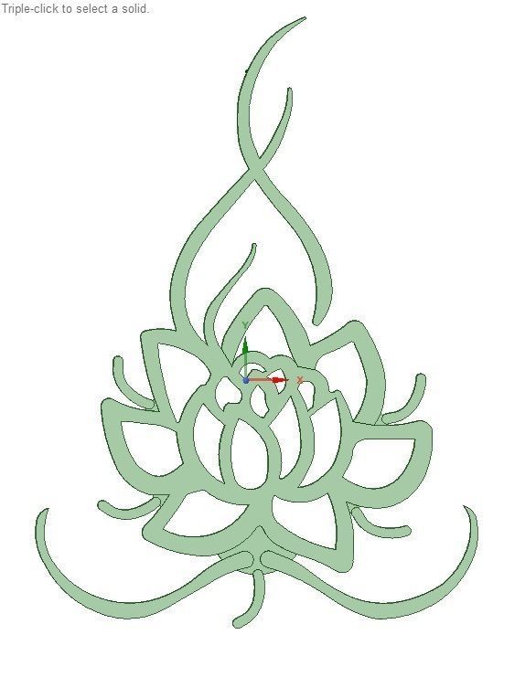 Lotus Flower Yoga 3D print model_2