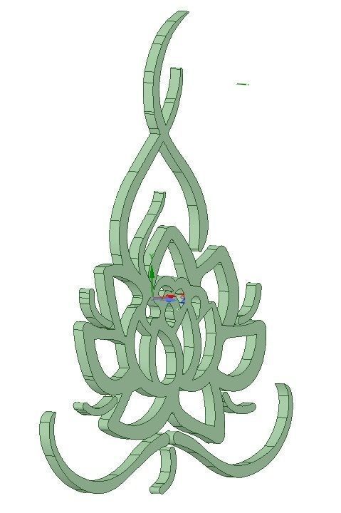 Lotus Flower Yoga 3D print model_1