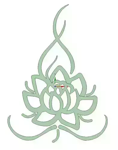 Lotus Flower Yoga 3D print model