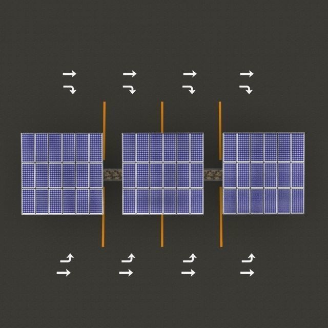 Solar canopy parking Free low-poly 3D model_5