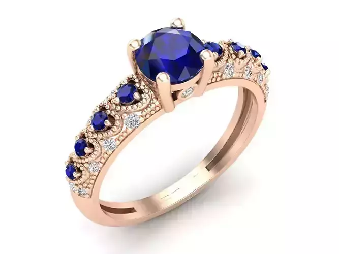 Diamond jewelry ring for woman