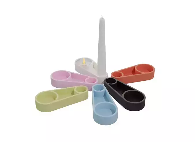 Hay Kutter Candle holder FREE - 3D Print Ready 3D model