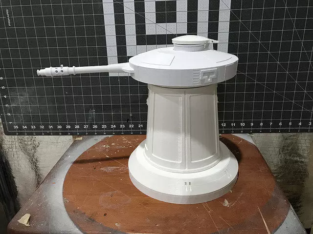 Hoth Rebel Turret 3D print model_0