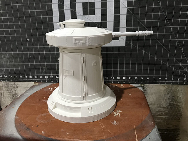 Hoth Rebel Turret 3D print model_3